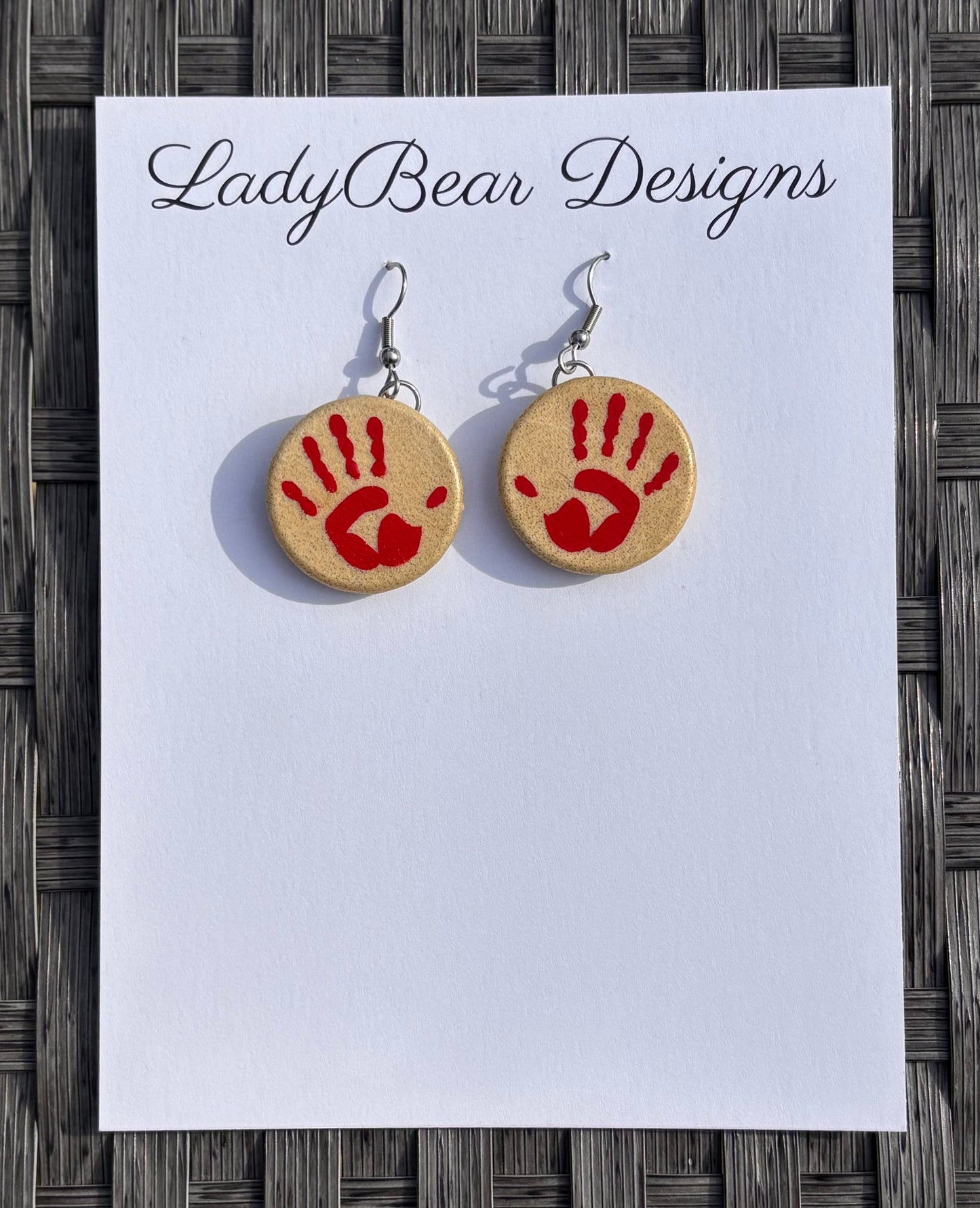 Drum MMIW 1” Earrings